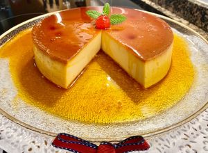 Foto principal de Flan con queso crema, vainilla y ron