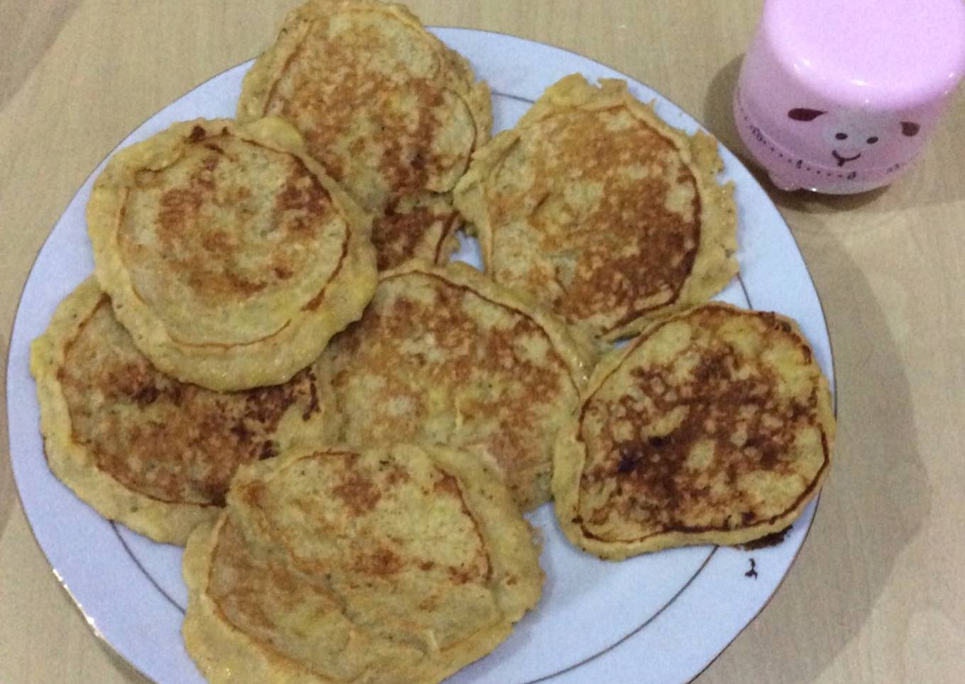 Pancake pisang gandum #seninsemangat