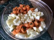 Une photo de melon dessert