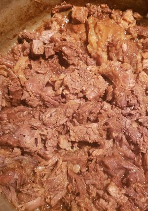 Una foto de Carbonara de osobuco al whisky para lo que quieras