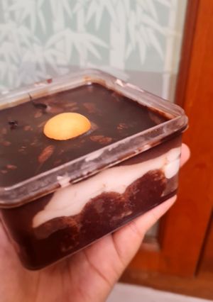 Foto resep No Bake Egg Drops Dessert Box