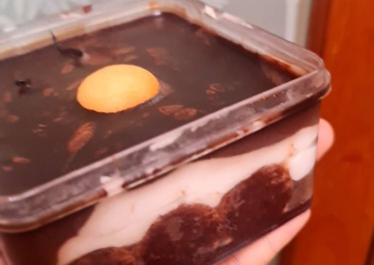 Bagaimana Membuat No Bake Egg Drops Dessert Box yang Lezat