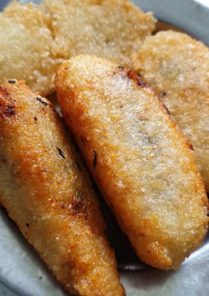 Hình của món Đùi gà bó nếp.