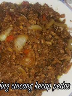 Foto resep Daging cincang kecap pedas