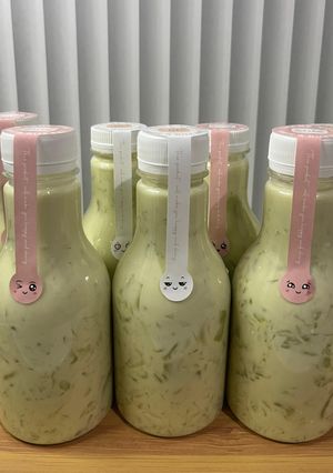 Foto resep Es Lumut Matcha