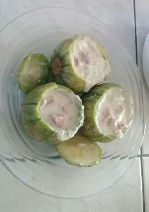 Una foto de Calabacitas rellenas 😍