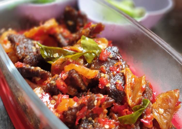 Cara Bikin Dendeng Balado Rumahan
