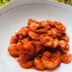 A picture of Sambel goreng udang simpel.