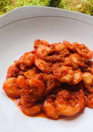 Foto resep Sambel goreng udang simpel
