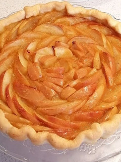 A picture of Eggless French Rose Apple Tart.