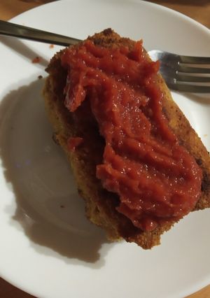 Zdjęcie przepisu Razowe krokiety w panierce z ciecierzycy.