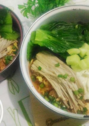 Foto resep Mie Ramen Homemade Kuah kari