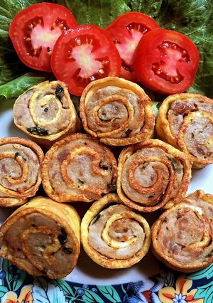 Foto resep Chicken egg roll