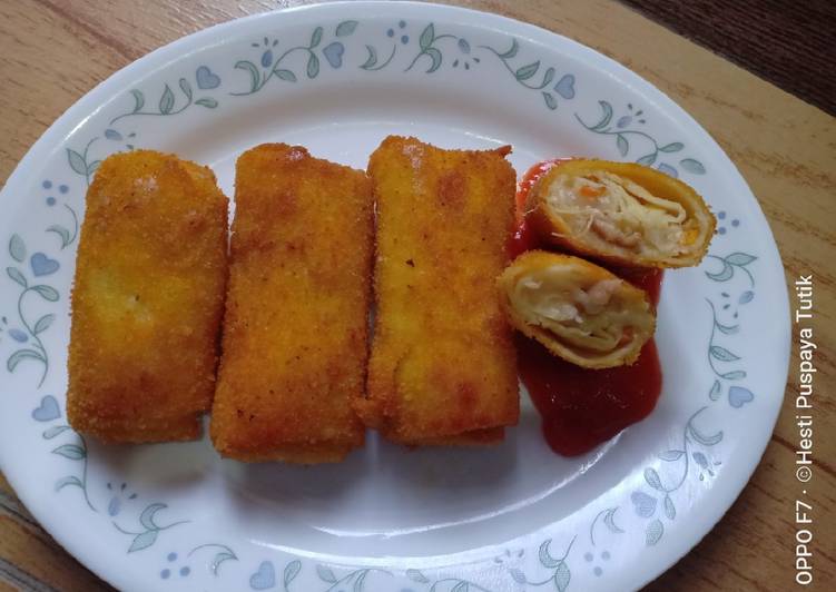 Cara termudah untuk Membuat Di RumahRisoles Ragout Ayam