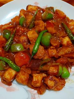 চিলি পনীর (Chilli paneer recipe in bengali) রেসিপির প্রধান ছবি