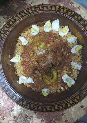 صورة لوصفة دویدة بالدجاج یممممم 😋