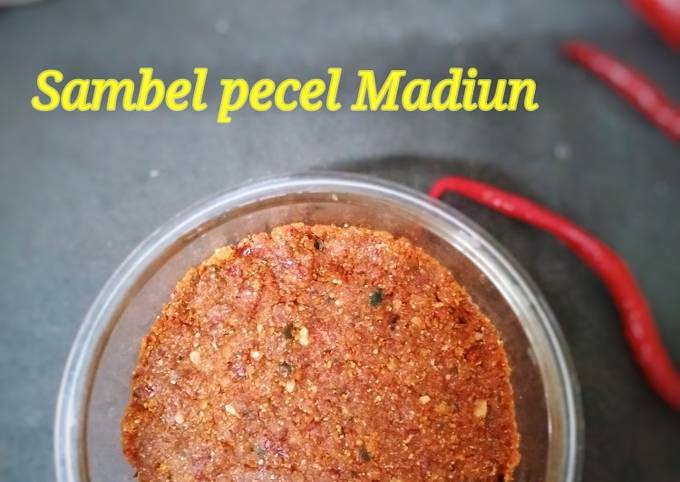 Sambel pecel Madiun