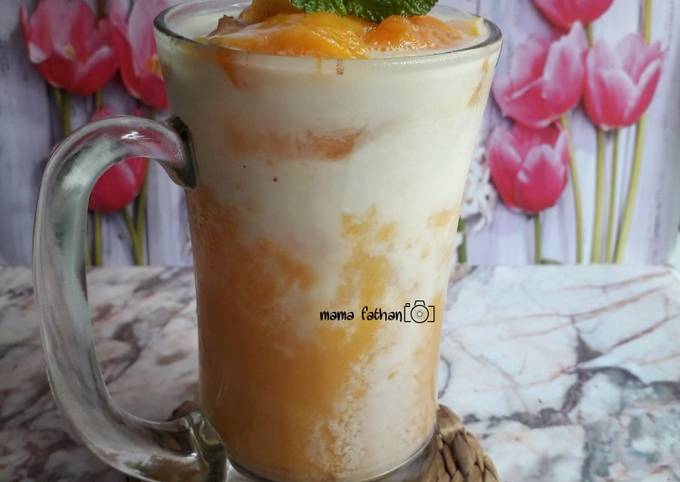 Cara bikin Freshmilk manggo yakult Cara bikin Freshmilk manggo yakult