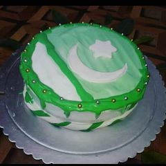 A picture of Independence cake /Vanila flavor.