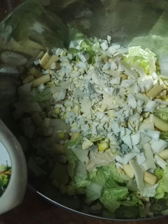 Una foto de Ensalada César. Riquísima y muy fácil de preparar