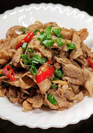 薑燒豬五花 的食譜成品照片