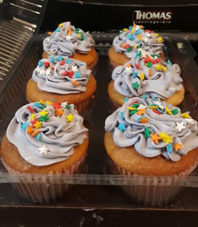Una foto de Cupcakes mezcla fácil