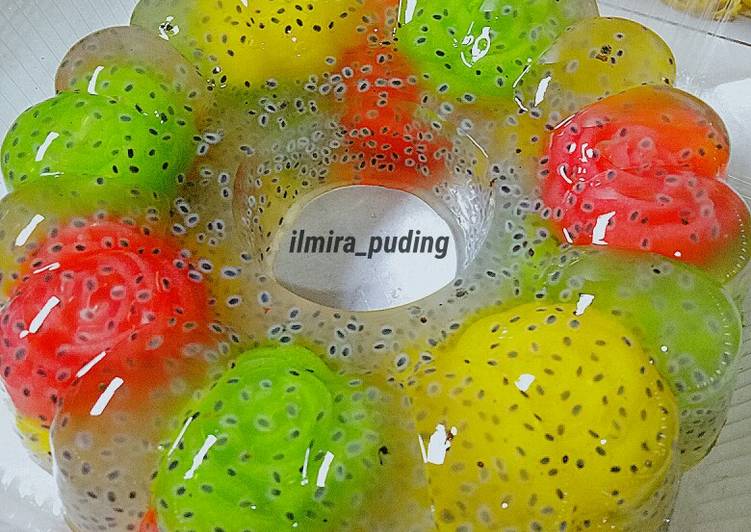 Bumbu Puding mawar kaca | Bahan Membuat Puding mawar kaca Yang Lezat