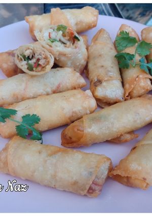 A picture of Chinese Spring Rolls.