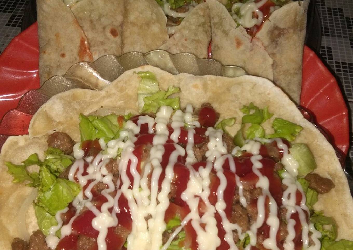 Kebab isi kornet sapi, simple
