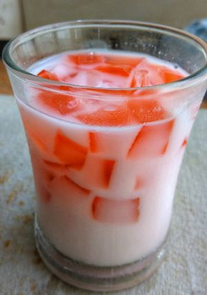 Foto resep Es jelly