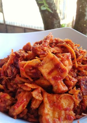 Foto resep Sambal goreng Tahu Tempe plus Suiran ayam