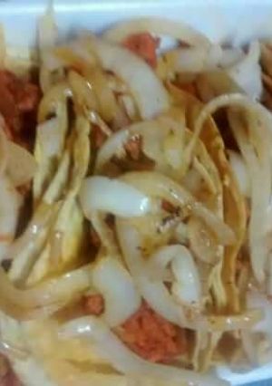 Una foto de TACOS DE DISCADA MMMM #diadeltacocookpad