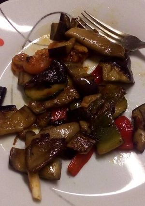 Una foto de Verduras a la plancha