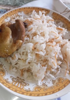 صورة لوصفة رز بالشعيريه