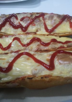 Hình của món Bánh mì cá phô mai.