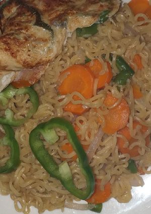 A picture of Vegetable noodles.