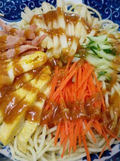 涼麵(蛋素) 的食譜成品照片