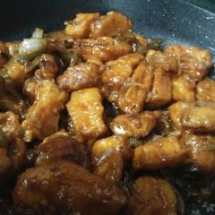 A picture of Chilli paneer.