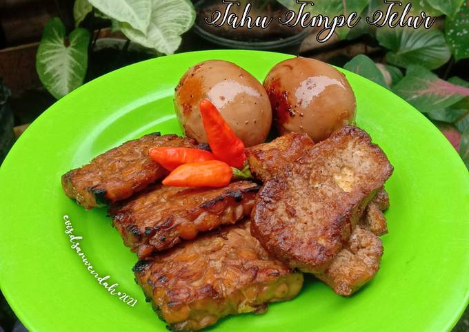 Anti Ribet, Bikin Baceman Tempe Tahu Telur Bunda Pasti Bisa