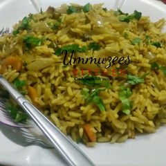 A picture of Vegetable Biryani.