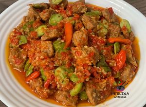 Foto resep Oseng Mercon Daging Pete