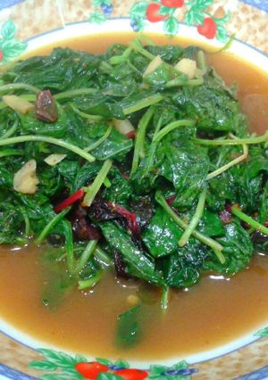 Foto resep Tumis bayam bumbu rempah rasam