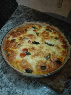 Una foto de Tarta Caprese