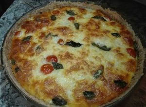 Una foto de Tarta Caprese
