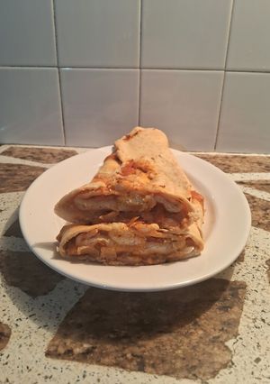 Una foto de Pizza arrollada 🍕🍕