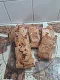 Minis wraps integrales de pollo y vegetales