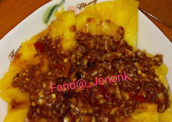 Rujak Buah Bumbu Kacang