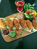 Cheese Corn Stuffed Dalia Kibbeh
