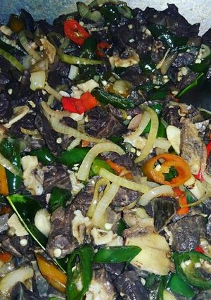 Foto resep Tumis paru cabe hijau #5resepterbaruku