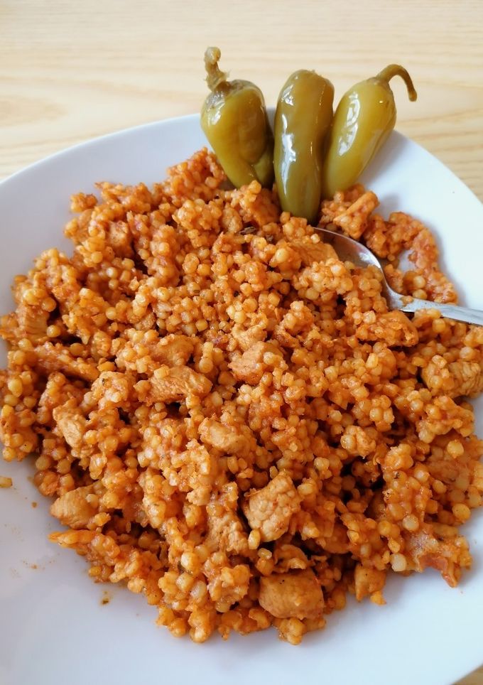 Tarhonyás hús recept fotója